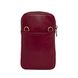 David Jones Purse - Red leather - 6141/80 NECK PURSE